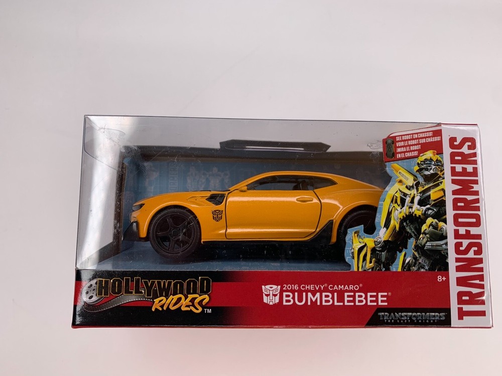 Transformers 2016 Chevy Camaro Bumblebee Toy by Jada Toys Hollywood Rides  