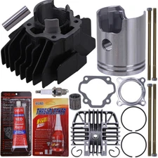 For Yamaha PW 80 PW80 Cylinder Gasket Piston Rings Top End Kit 1983-2006 Bike