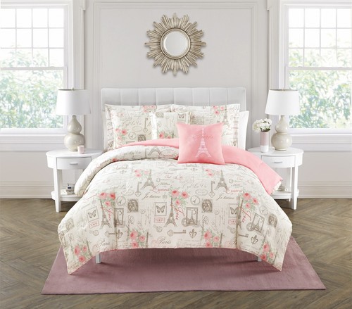 Studio Home Adult Collection Motif Novelty Paris, Full/Queen New - 第 1/4 張圖片