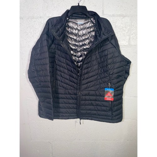 Columbia Women's Powder Lite Jacket -Black 1X - Picture 2 of 8