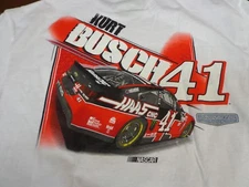 NASCAR Kurt Busch #41 Stewart Haas Racing  T-Shirt  Large   NEW  J3