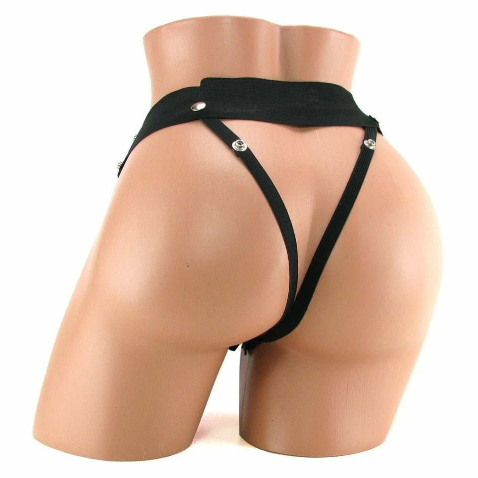 Vibrating Men Male Hollow Strap On Dong Dildo Penis-extension PPA Cock Extender - Image 4 of 4