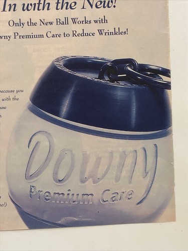 1999 Downy Premium Care Fabric Softener Ball VTG 1990s 90s PRINT AD In w The New - Picture 5 of 5