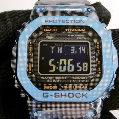 Casio G-shock titanium radio solar bluetooth sports watch GMW-B5000TCF-2A