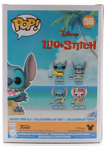¡NUEVO FUNKO POP! Disney: Lilo & Stitch - Stitch in Sand #1566 ~ ¡ENVÍO GRATUITO! - Imagen 3 de 4
