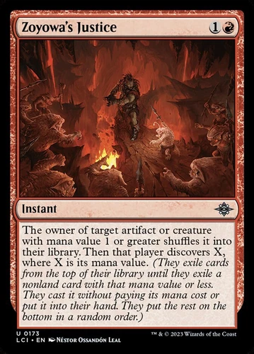 MTG Zoyowa's Justice (173/491) The Lost Caverns of Ixalan LP