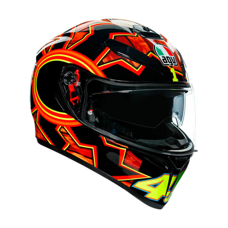 AGV K-3 SV Full Face Motorcycle Helmet - Rossi Mugello 2004 