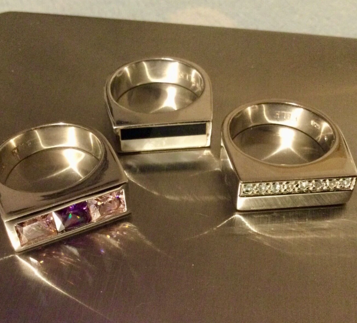 Lot De Bagues Argent 925 - Pour Revendeur Ou Collection - Occasion