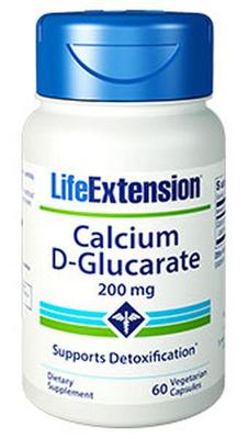 TAKE OFF $5 NOW! TWO PACK SUPER SALE Life Extension Calcium D-Glucarate 60 caps