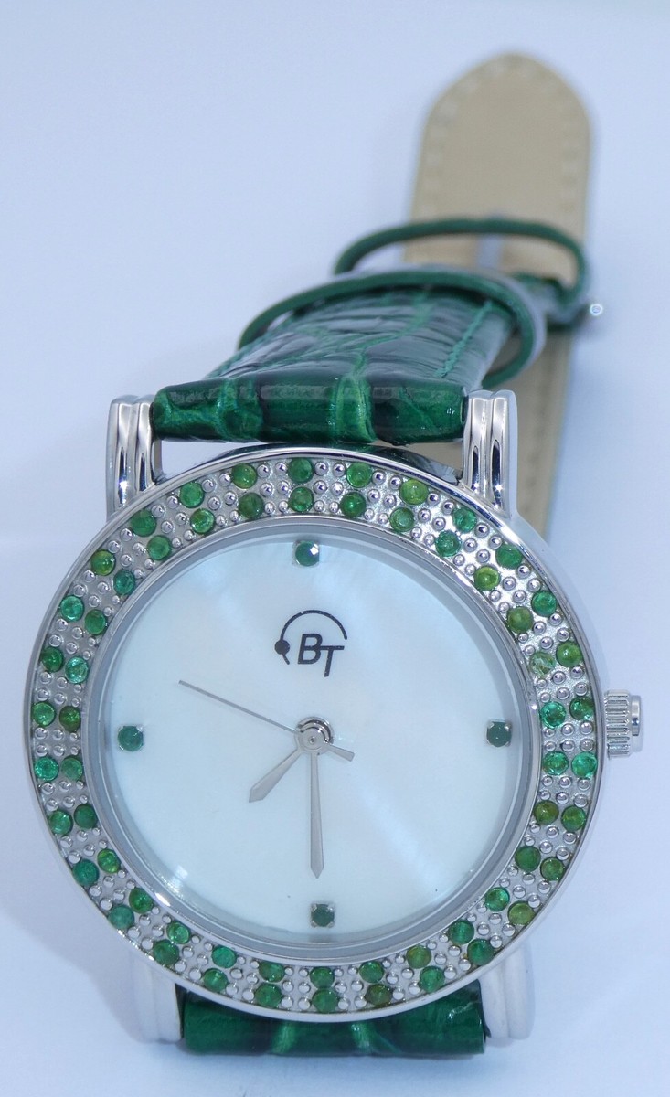 Stainless Steel BT Damenuhr Quarz mit Perlmutt-Ziffernblatt