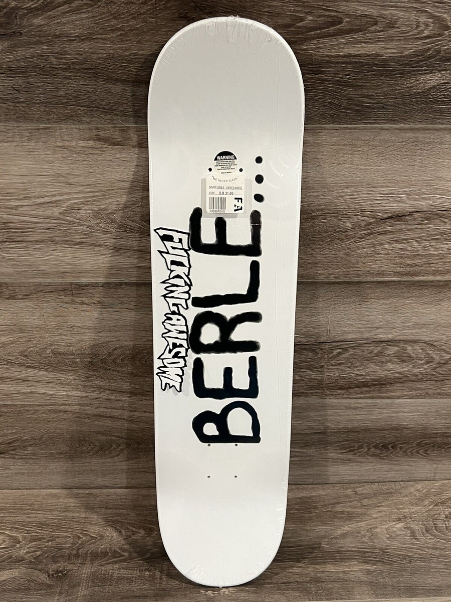 FA Fuckingawesome Elijah Berle World Kid 8 Skateboard Deck White