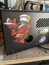 airbrush compressor Decal. Createx Decal Aprox 4.6” X 5.5”