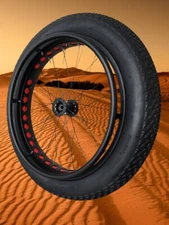 Sumo Bombers - 24x4" Outdoor Wheelchair Wheels for Sand and Snow (Pair)