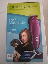 Andis Easy Clip Multi-Estilo Kit de Acicalamiento Clipper Bonus Slicker NUEVO