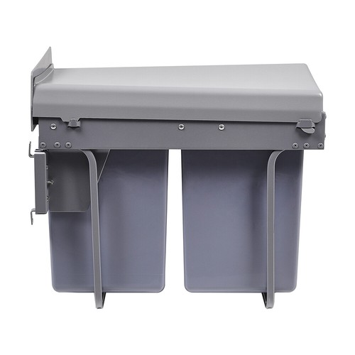 40L Kitchen Insert/Pull Out Recycling Waste Bin Cabinet Built-in Trash Dustbin - Picture 3 of 13