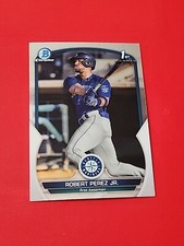 ROBERT PEREZ JR. 2023 Bowman Chrome #BCP-124 , SEATTLE MARINERS