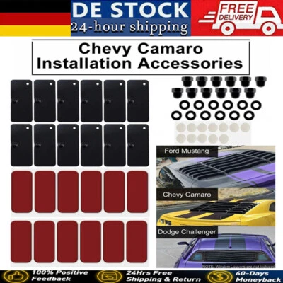OHNE MARKENBEZEICHNUNG Kit ferramenta alzacristalli posteriori per Ford Mustang Dodge Challenger Camaro 12 pezzi