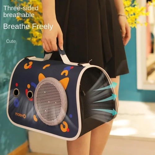 Sac Bandouliere Transport Pour Chat Et Petit Chien Accessoires De Voyage Animal - Imagen 10 de 30