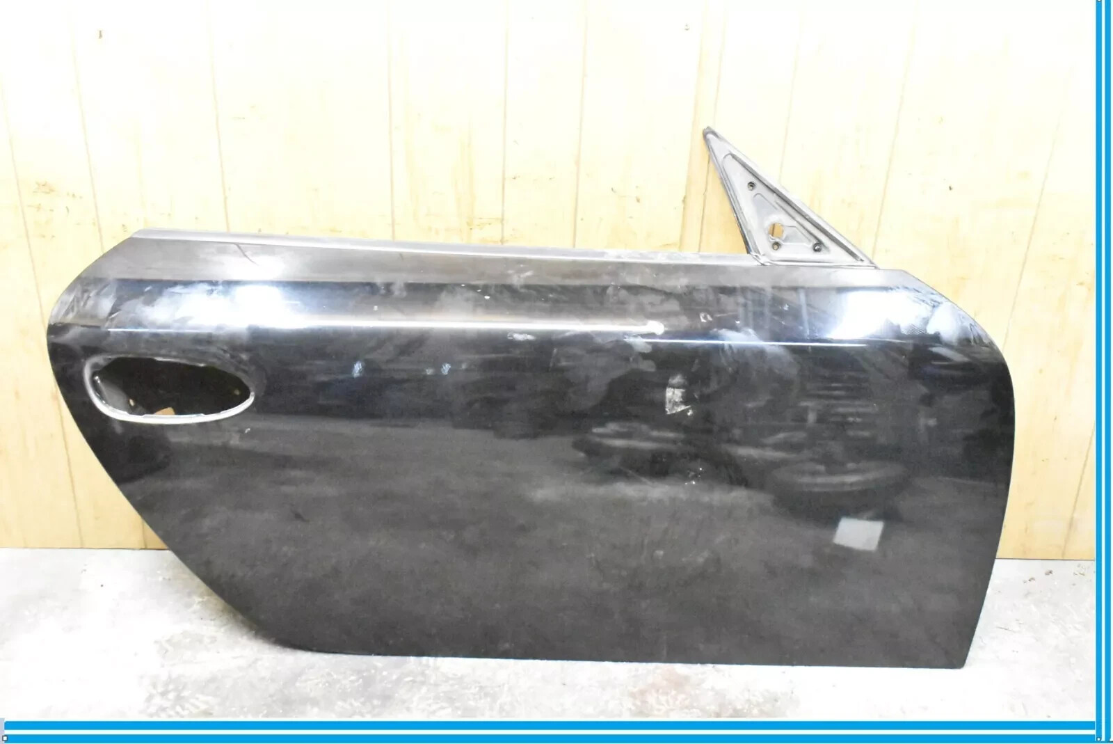 05-12 Porsche Boxster 987 Front Right Side Exterior Door Shell Frame Black OEM