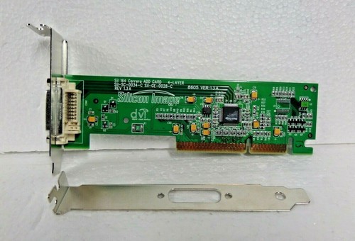 HP 325833-001 Silicon Image DVI SiL164 AGP Graphics Card With Low & PCI Brackets - Picture 2 of 3