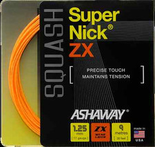 Neue Profi Squashsaite Ashaway Supernick ZX - 1 Set - 9m - Top Saite