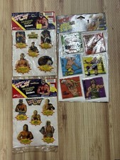 Rare WCW 1991 Sticker Set Vintage Wrestling