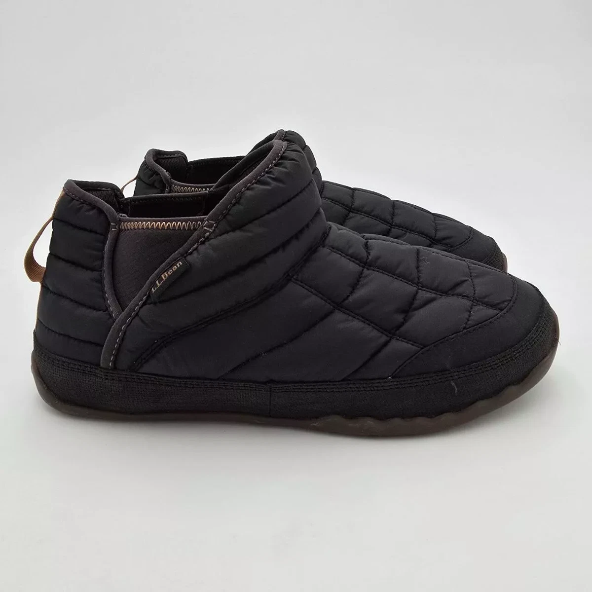 LL Bean Mountain Classic Quilted Ankle Boots II Men\'s Size 10 Black Slip‎ On L.L.Bean Mountain Classic Quilted Booties Review | Tested by  main image 3