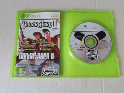 Jeu Guitar Hero II Pour Xbox 360 - Version UK Complète, En Bon état, Pour Revivre Les Années Rock !