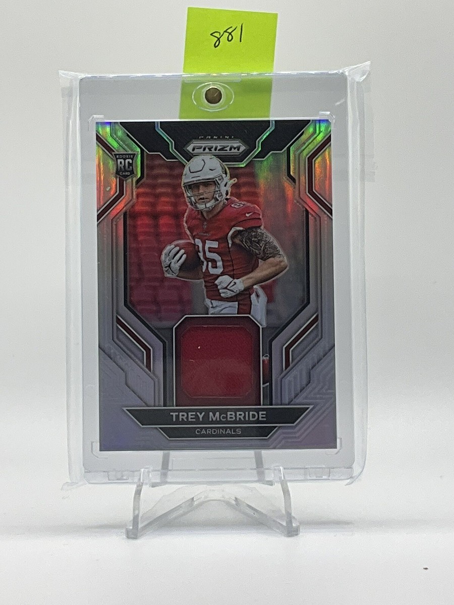 Trey McBride 2022 Panini Prizm Rookie Patch Cardinals Silver RC