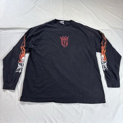 Vintage West Coast Choppers Shirt CFL Long Sleeve Men's XL Black