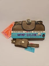 Vintage Mini- Goldmine Clutch Wallet Dead Stock McDuff
