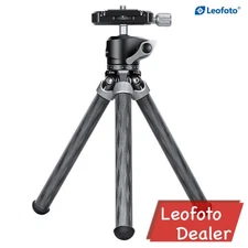 Leofoto MT-02C+LH-22 Mini Tabletop Tripod with Ball Head Black Rubber Feet