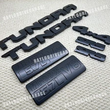 2014-2021 for Tundra SR5 4X4 V8 EMBLEM OVERLAY LETTERS NAMEPLATE FENDER ADHESIVE