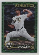 2024 Topps Update Green Crackle Foilboard 52/499 Kyle Muller #US80 0jm6
