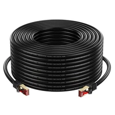 Cat6 Ethernet Cable Outdoor/Indoor 200ft Waterproof, UV, Direct Burial, POE
