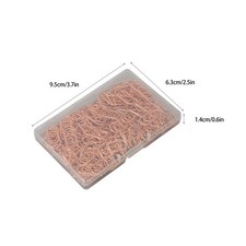 150Pcs Cute Paper Clips Heart Shaped Style Electroplated Fancy Paperclips