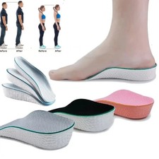 Shoe Insoles Inserts Pad Invisible Height Increase Heel Lift Taller Men Women US