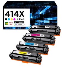 414X Toner Cartridges with Chip High Yield Replacement for HP 414X 414A Wor...
