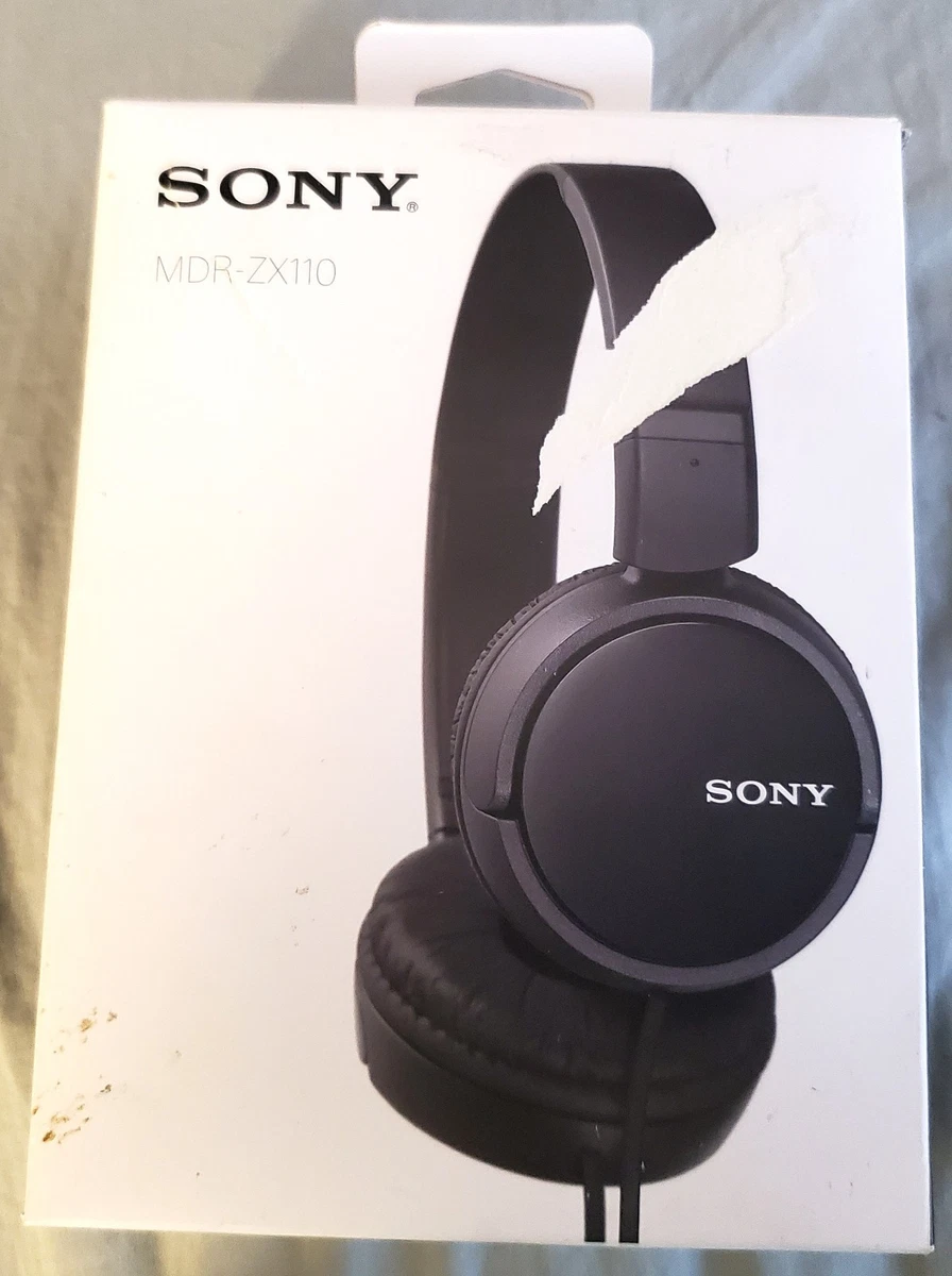 Sony MDR-ZX110 Black Headphones for Sale | Shop New & Used