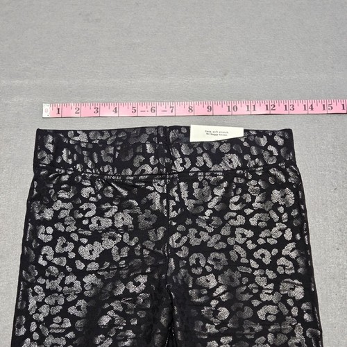 Soma Essential Legging Women's Size XS Leopard Animal Print Black Shimmer NEW - Bild 3 von 10