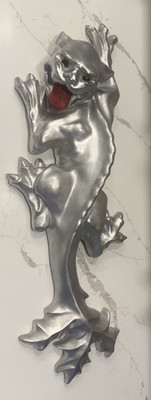 Vintage Toscano Gargoyle Cat Mythical Beast Sculpture Statue Outdoor Wall Hanger