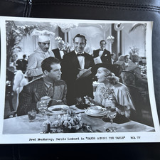 Foto de prensa original Fred McMurray manos al otro lado de la mesa 1935 s965