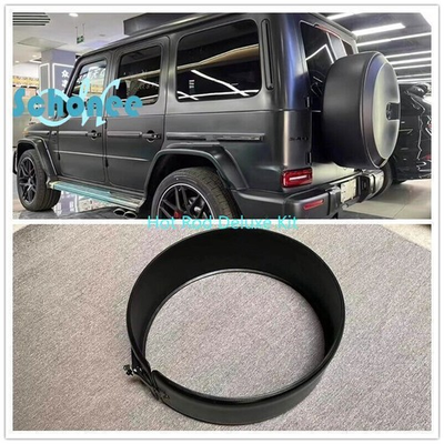 #ad Matte Black Spare Wheel Tire Ring Cover For Mercedes Benz G Wagon W463 W464 G63 $445.00