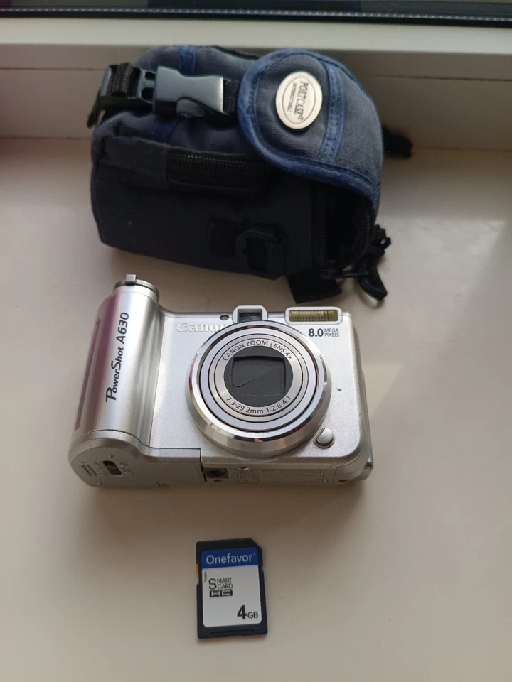 🔥Canon PowerShot A630 Silver 8.0MP digital compact camera🔥WORKing FULL Set🔥 - Image 3 of 4