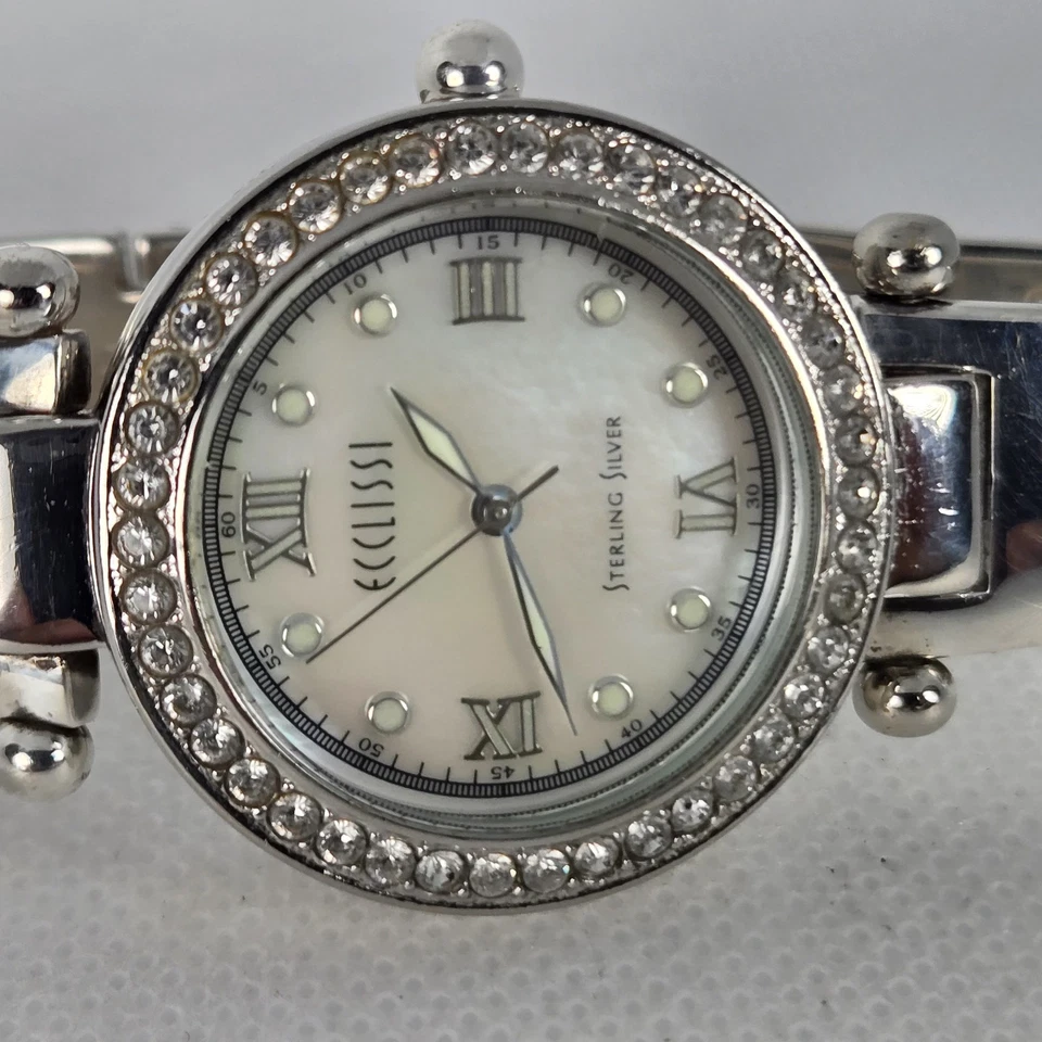 ECCLISSI STERLING SILVER  WOMEN'S 31mm  925 SILVER CASE  AND BAND  DUST PROOF  - Image 2 of 4