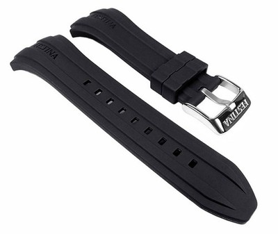 Festina Uhrenarmband PU Band schwarz für F16668/1 F16668