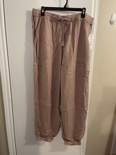 Time and Tru Tan Relaxed Jogger Womens XL (16...