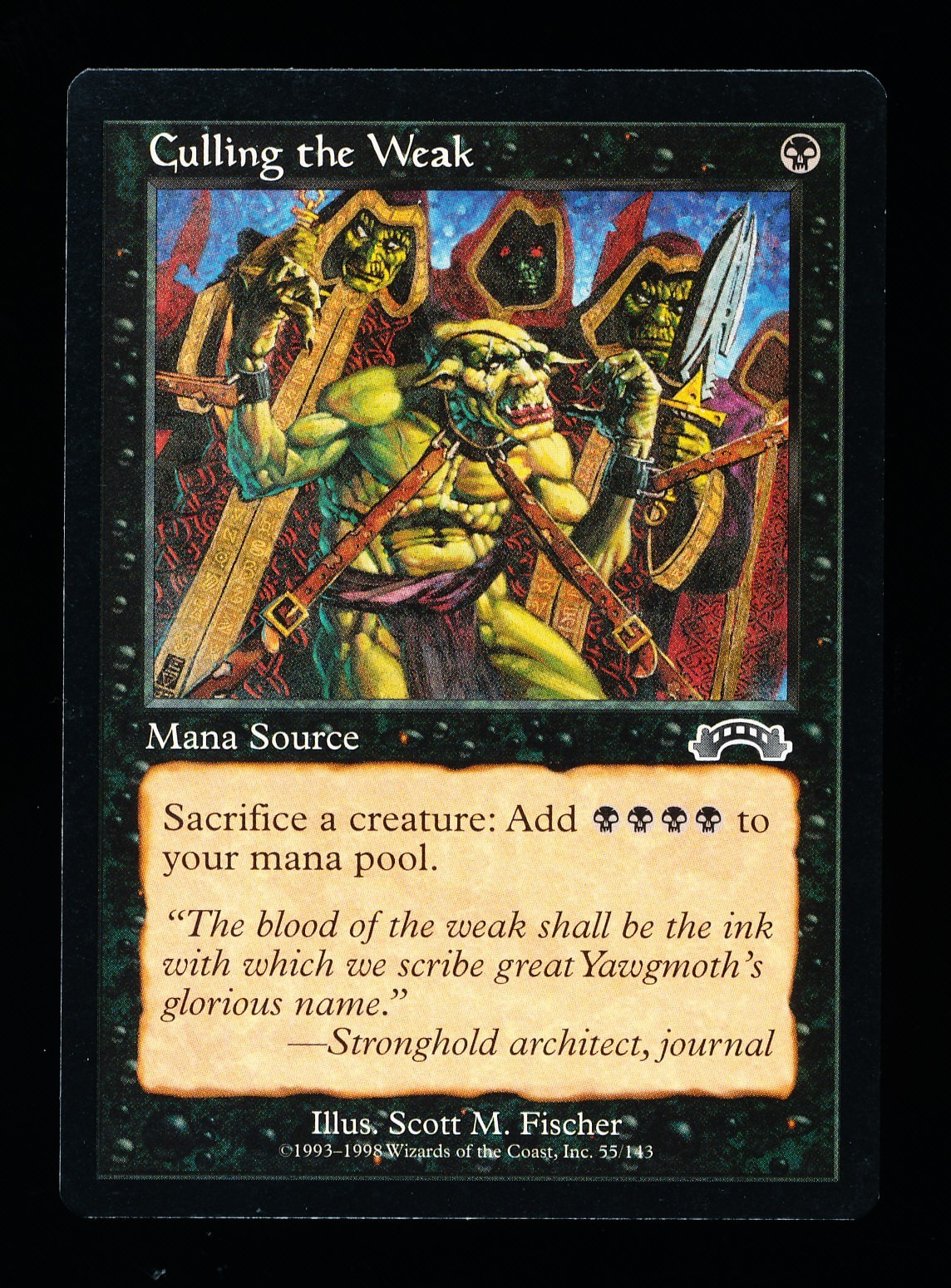 * * 1x Culling the Weak x1 * * Exodus MTG NM Near Mint