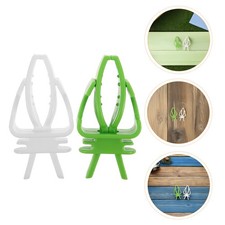 40 Pcs Parrot Cage Hanging Fruit Fork Food Clips Bird Vegetable Holder