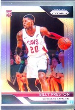 2018-19 Prizm Billy Preston Prizms Silver RC #19 Cavaliers